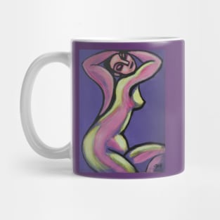 Purple And Yellow Figure Mug